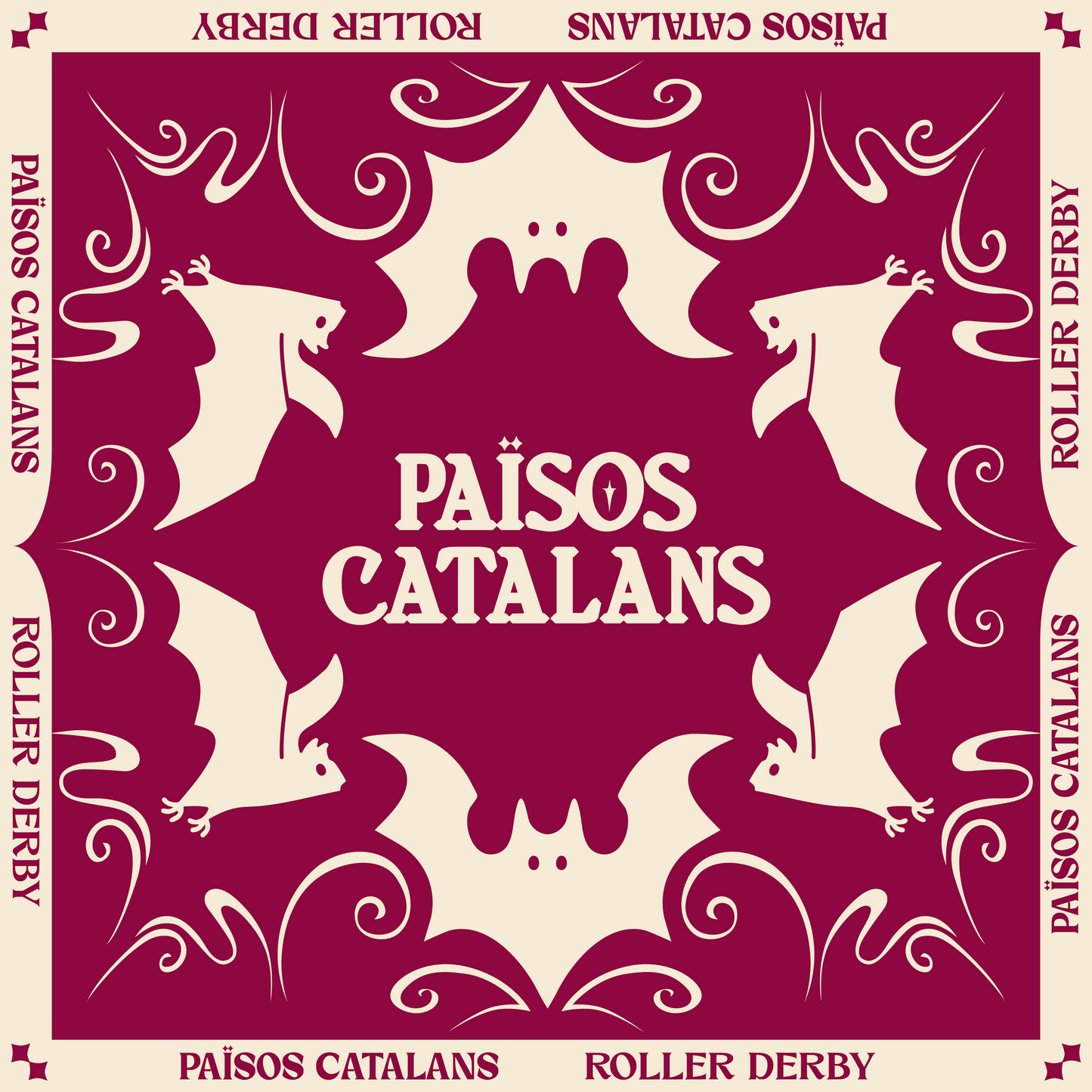 *Paisos Catalans - Double sided scarf