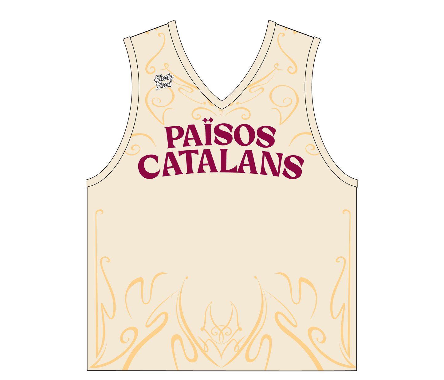 *Països Catalans Roller Derby team tank top - officials supporters jersey