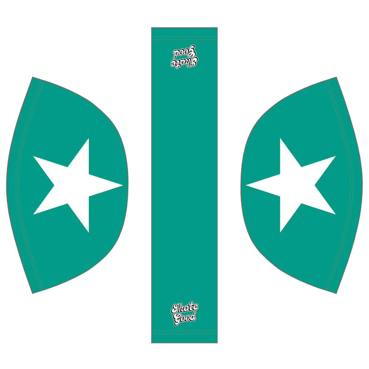 *Your Team Here jammer helmet cover (double sided)