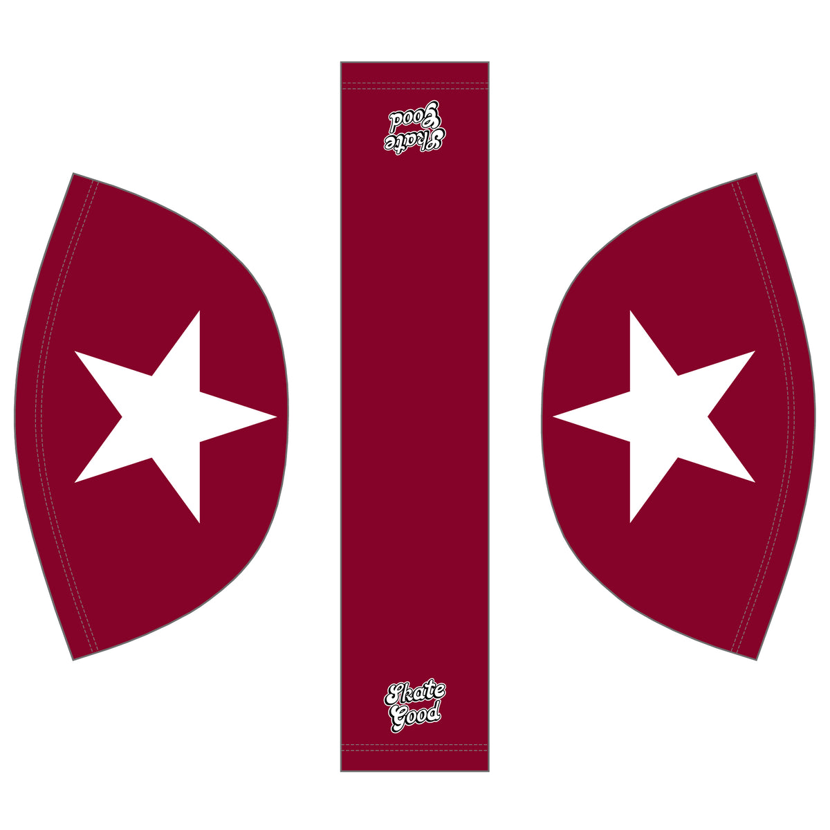*Your Team Here jammer helmet cover (double sided)