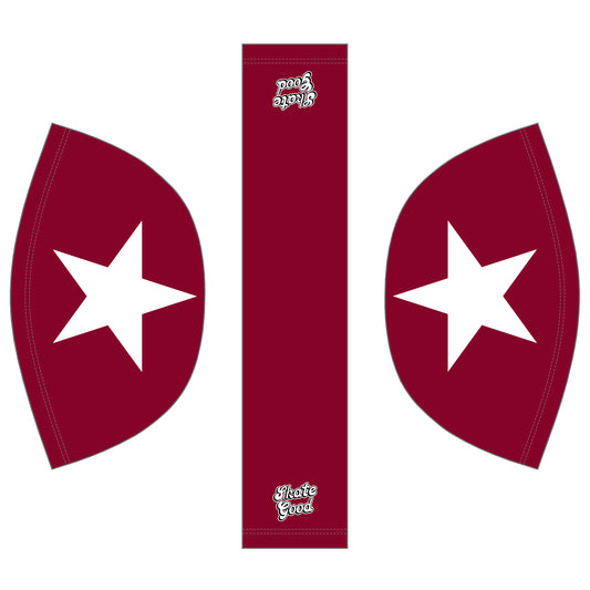 *Your Team Here jammer helmet cover (double sided)