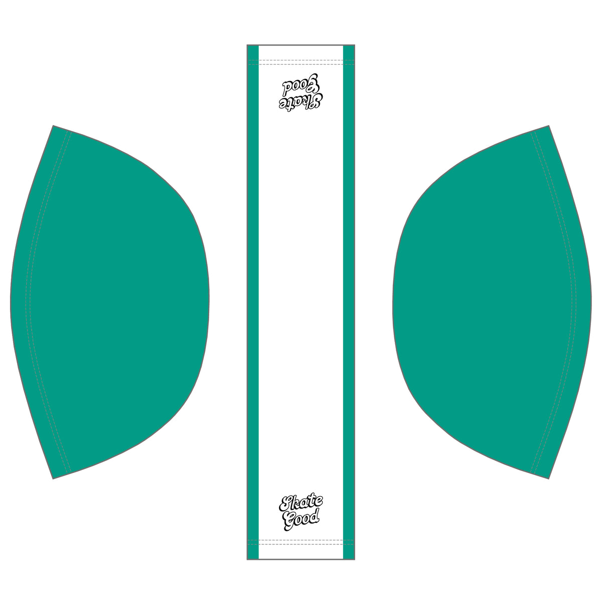 *Your Team Here pivot helmet cover (double sided)
