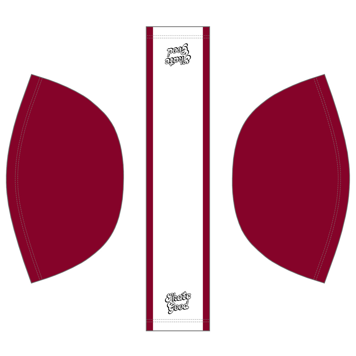 *Your Team Here pivot helmet cover (double sided)