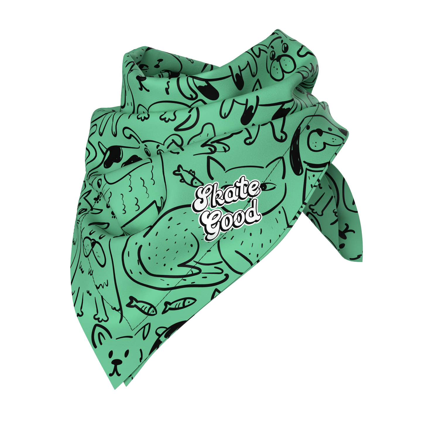 * Cats & Dogs Scarves & Bandanas