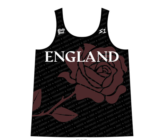 *England Roller Derby Uniform tank top