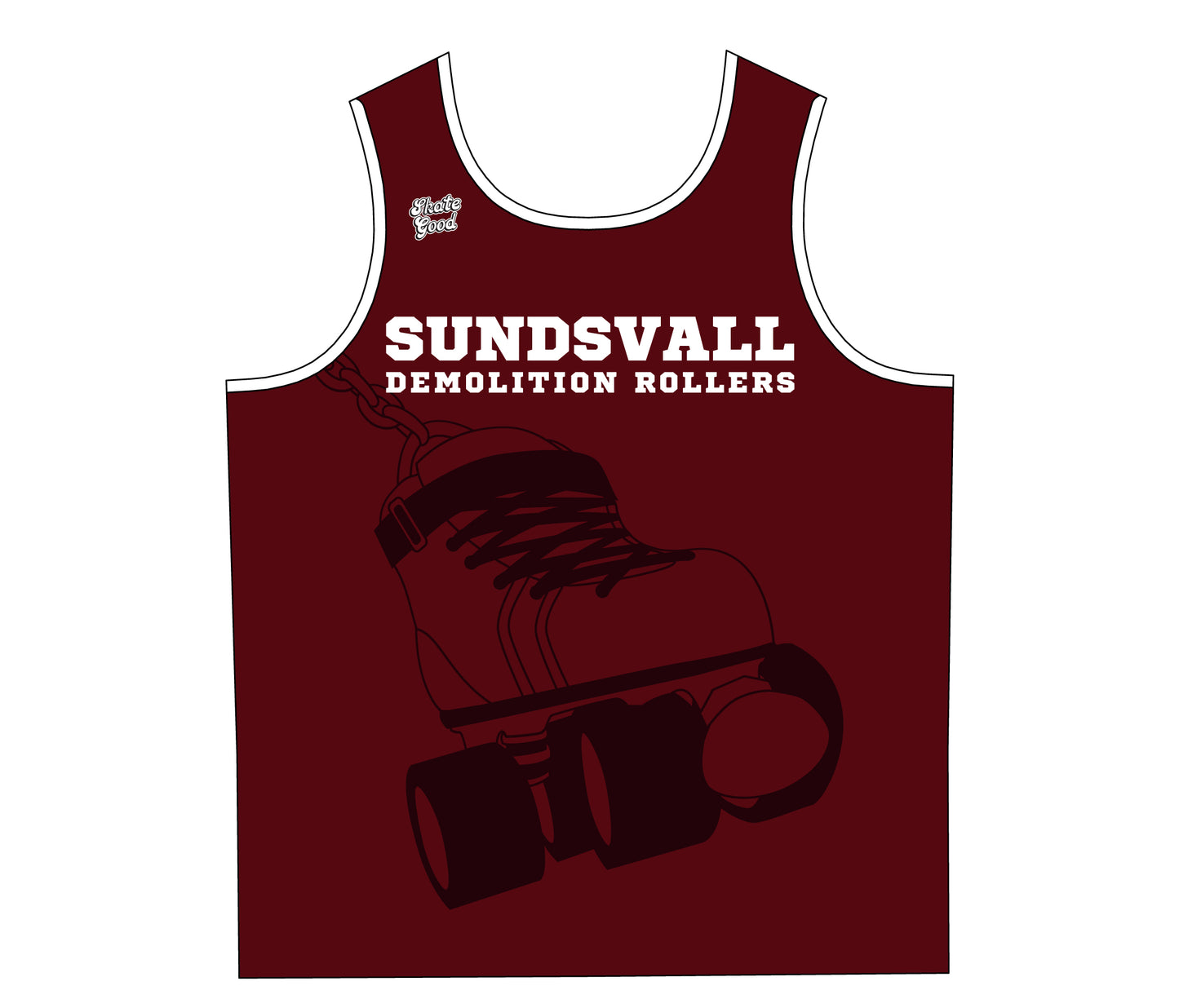 *Sundsvall Demolition Rollers team tank top