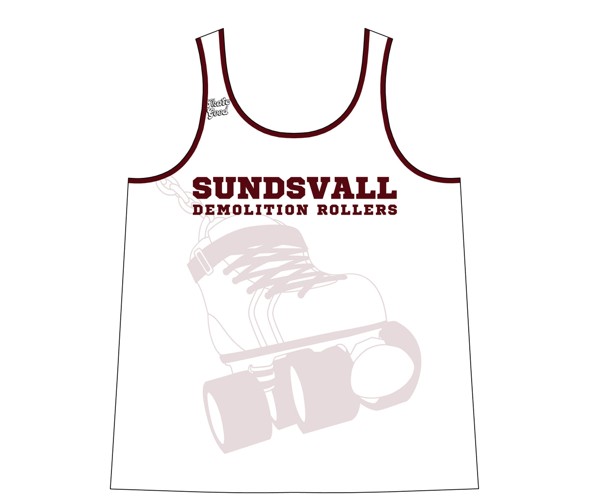 *Sundsvall Demolition Rollers team tank top
