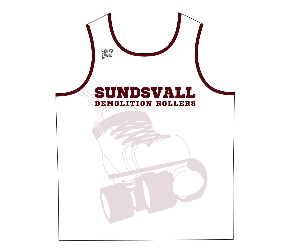 *Sundsvall Demolition Rollers team tank top
