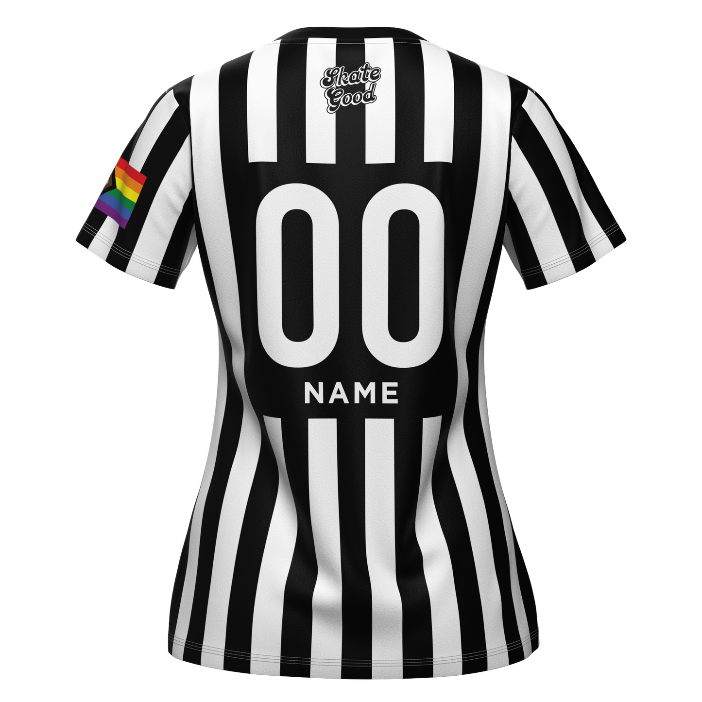 Officials custom curved cut T shirt