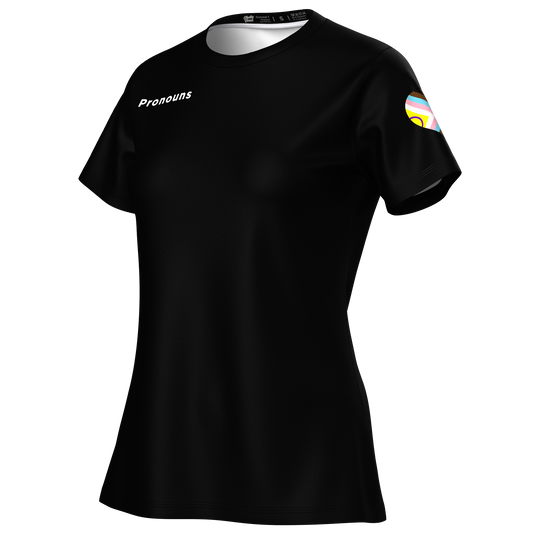 NSO custom curved cut T shirt