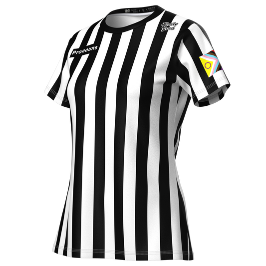 Officials custom curved cut T shirt