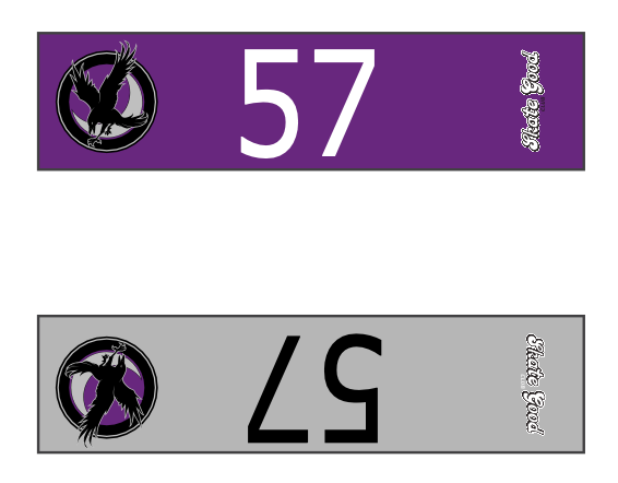 Custom reversible team armbands