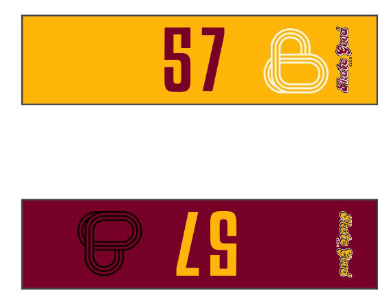 Custom reversible team armbands